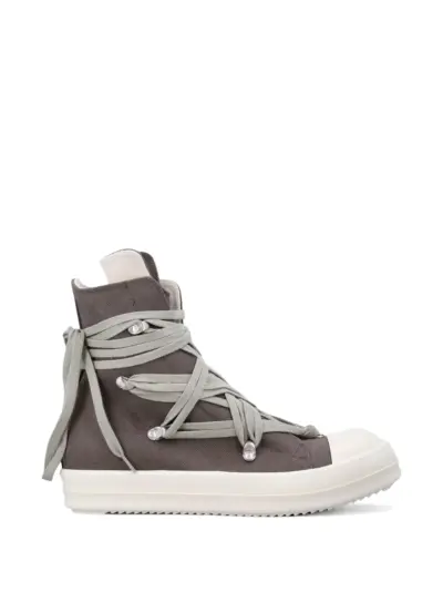Rick Owens DRKSHDW lace-up high-top sneakers - Grey