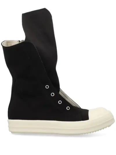 Rick Owens DRKSHDW oversized-tongue sneakers - Black