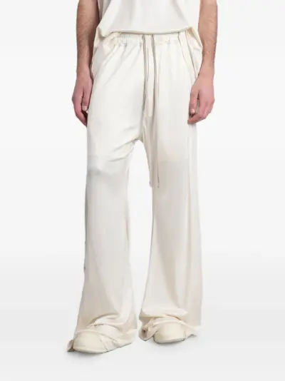 Rick Owens DRKSHDW press-stud drawstring trousers - Neutrals