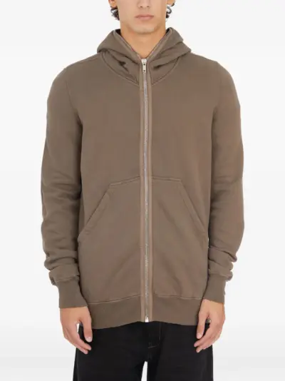 Rick Owens DRKSHDW zip-fastening hooded sweatshirt - Grey