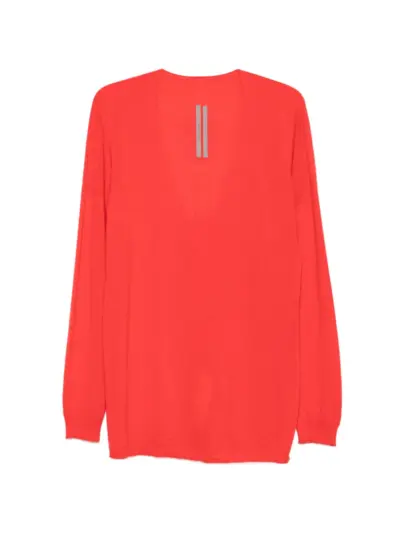 Rick Owens Extreme V-neck sweater - Orange