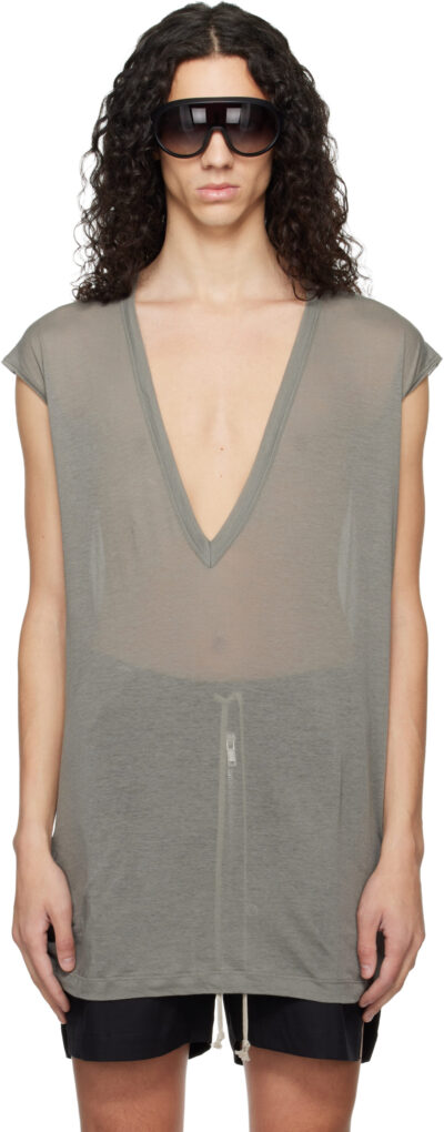 Rick Owens Gray Temple Dylan T-shirt