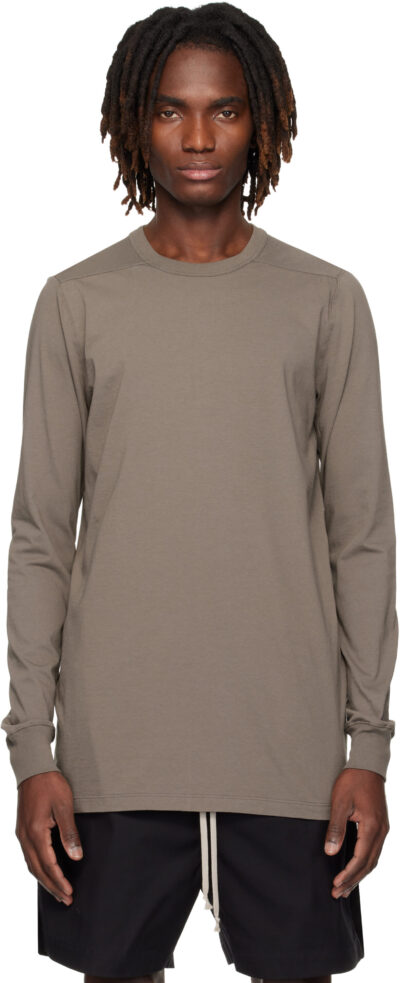 Rick Owens Gray Temple Level LS T-shirt