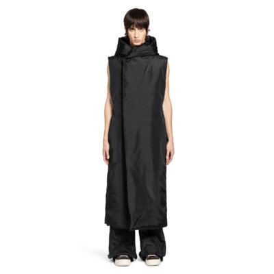 Rick Owens Hooded Sleeveless Coat