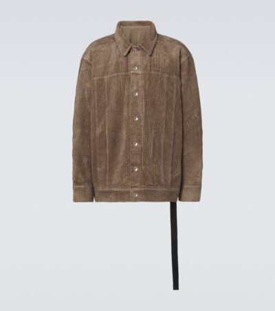 Rick Owens Jumbo corduroy oversized cotton jacket