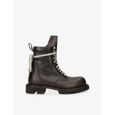 Rick Owens Mens Rick Owens Low Army Gabe Leather Ankle Boots