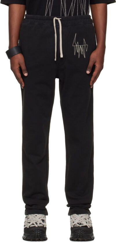 Rick Owens Moncler + Rick Owens Black Jogger Sweatpants