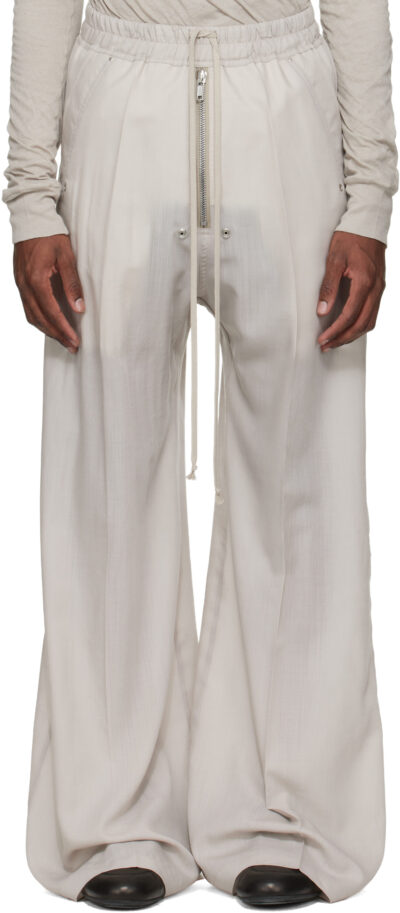 Rick Owens Off-White Temple Wide Bela Trousers