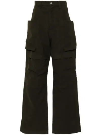 Rick Owens Stefan cotton cargo trousers - Green