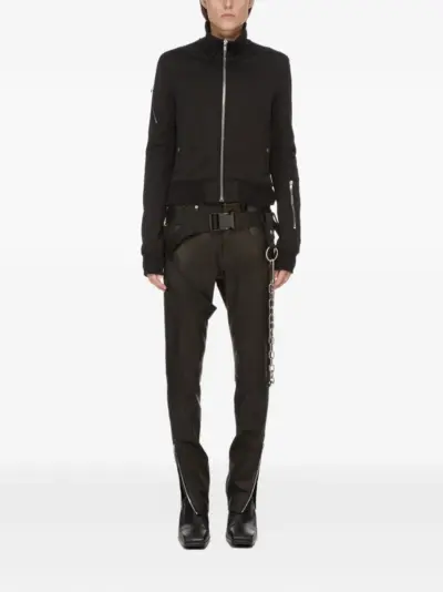 Rick Owens Temple chain-link buckle belt - Brown
