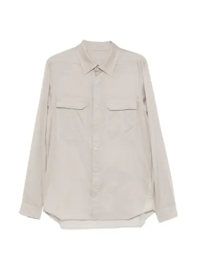 Rick Owens flap-pockets shirt - Grey