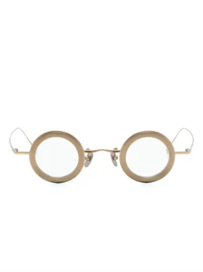 Rigards 1009TI round-frame glasses - Gold