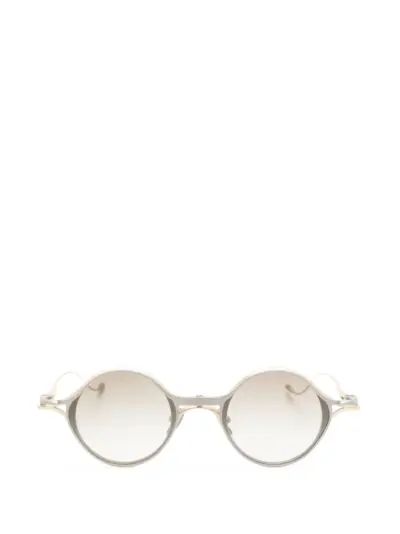 Rigards x TVA round-frame clip-on glasses - Gold