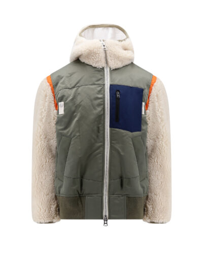Sacai Jackets Green Nylon - Lana - Men