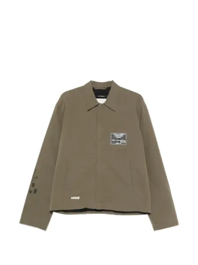 Song For The Mute logo-patch jacket - Green