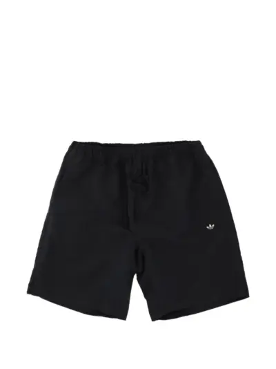 Song For The Mute x Adidas 007 logo-embroidered side-stripe shorts - Black