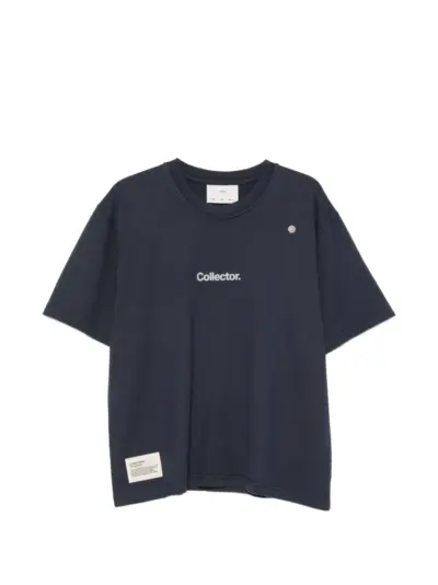 Song For The Mute x Birkenstock logo-print crew-neck T-shirt - Blue