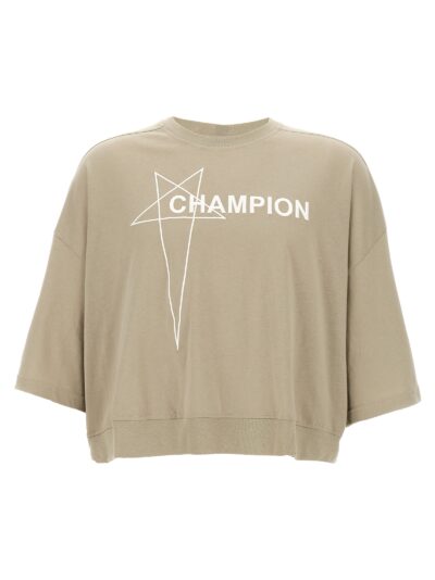T-shirt Champion x Rick Owens Gray Cotton - Men