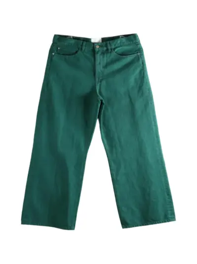 The Elder Statesman Hunter wide-leg jeans - Green