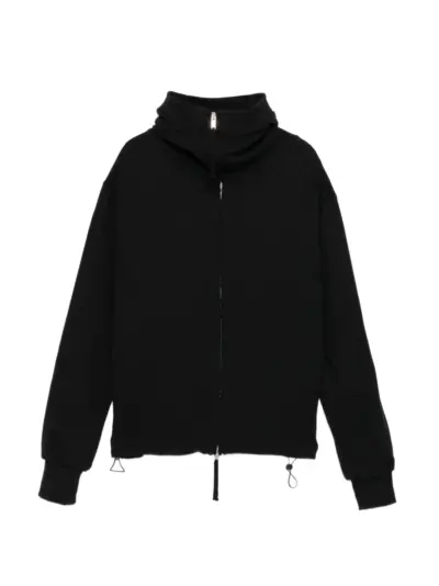 Thom Krom M SJ 695 zip-up hoodie - Black