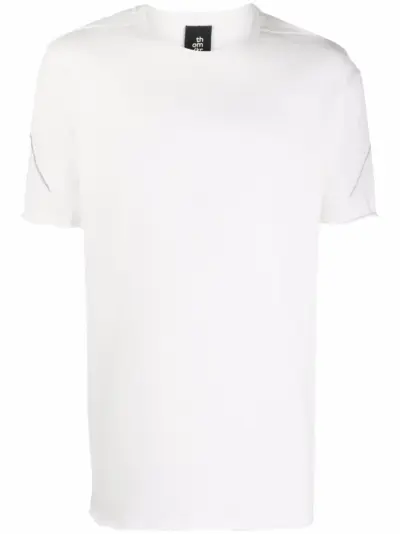 Thom Krom contrast-stitch short-sleeve T-shirt - White