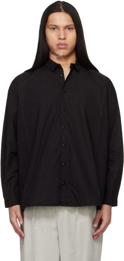 Toogood Black 'The Draughtsman' Shirt
