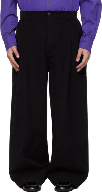 Toogood Black 'The Locksmith' Trousers