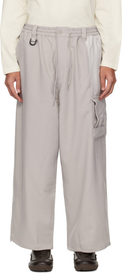 Y-3 Beige Sport Uniform Straight Cargo Pants