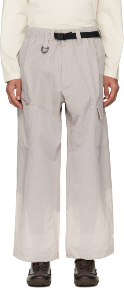 Y-3 Beige UT Straightleg Cargo Pants