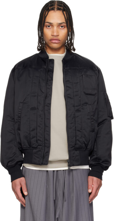 Y-3 Black Bomber Jacket