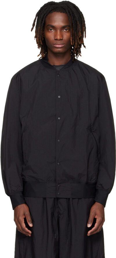 Y-3 Black Collegiate Bomber Jacket