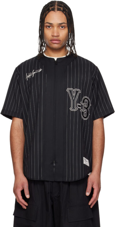 Y-3 Black Elite 5 Baseball Shirt