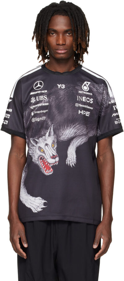Y-3 Black Mercedes-AMG F1 Edition Driver T-shirt