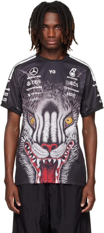 Y-3 Black Mercedes-AMG F1 Edition Driver T-shirt
