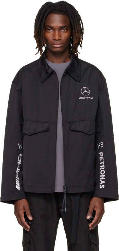 Y-3 Black Mercedes-AMG F1 Edition Wolf Jacket