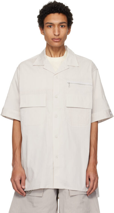 Y-3 Gray UT Short Sleeve Shirt