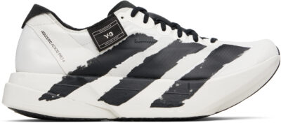 Y-3 Gray & Black Adios Pro 4 Sneakers