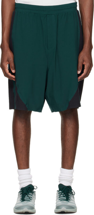 Y-3 Green Ultralight Woven Shorts