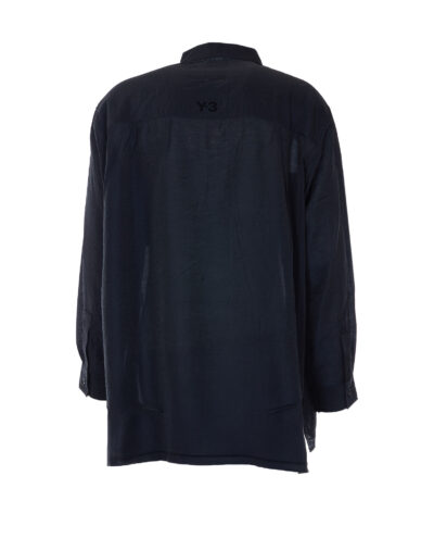Y-3 Shirts Black Viscose - Men