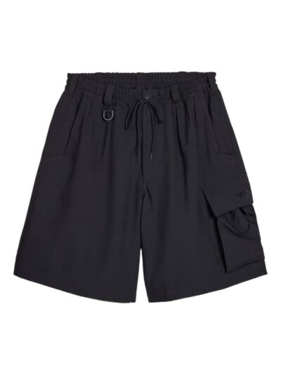 Y-3 Shorts Black Polyester - Men