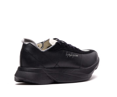Y-3 Sneakers Black Leather And Suede - Men