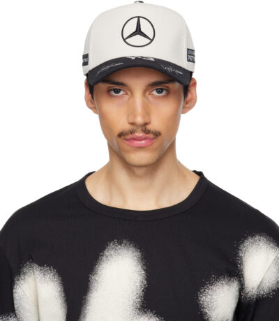 Y-3 White & Black Mercedes-AMG F1 Edition Podium Cap