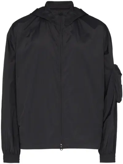 Y-3 hooded shell track jacket - Black