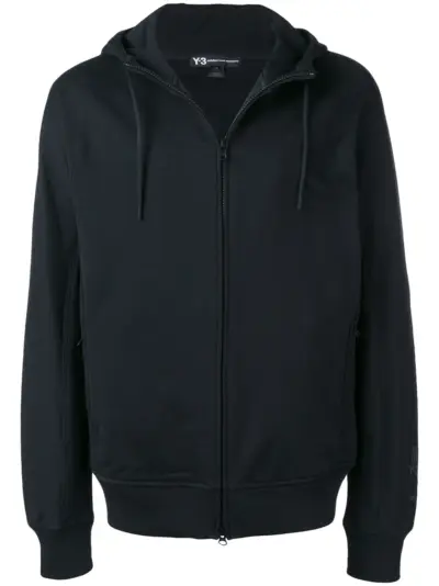 Y-3 zipped hoodie - Black