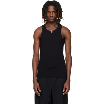 YOHJI YAMAMOTO Black Ultima PS Tank Top
