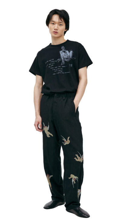 Yohji Yamamoto Monoprint trousers