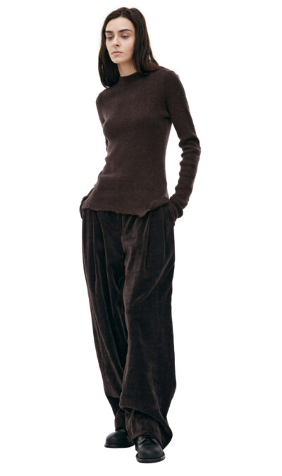 Ziggy Chen Cashmere Raw Hem Pullover