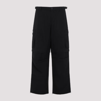 032c Intermission Cargo Pants Black Cotton - Men