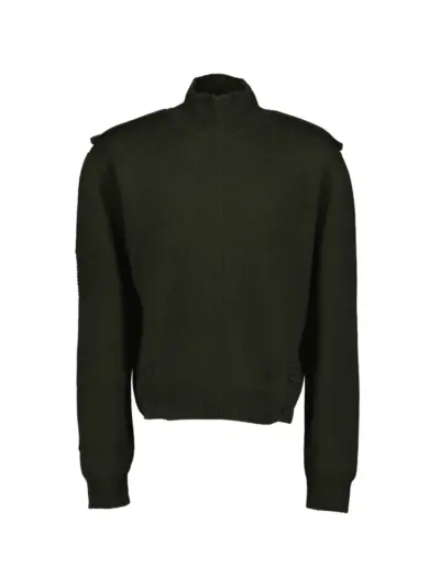 A-COLD-WALL* Utility mock-neck cardigan - Green