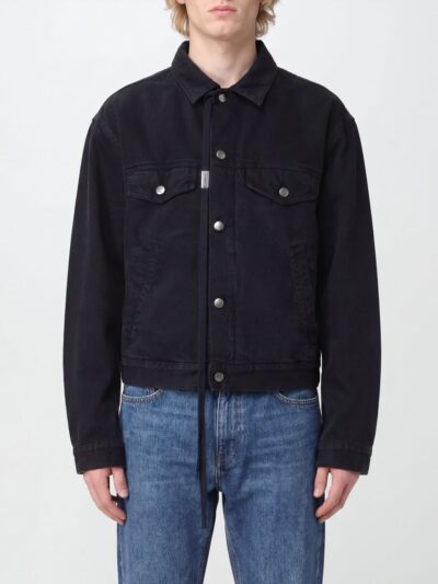 ANN DEMEULEMEESTER Cotton Denim Jacket with Patch Pockets